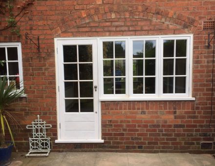 The weblins, after, lovely warm new A rated glazed #timber #hardwoodcills door and side window #backtobackthermalspacerbar #toughenedglass